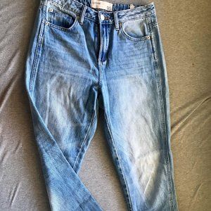 Garage Patchwork Mom Jeans